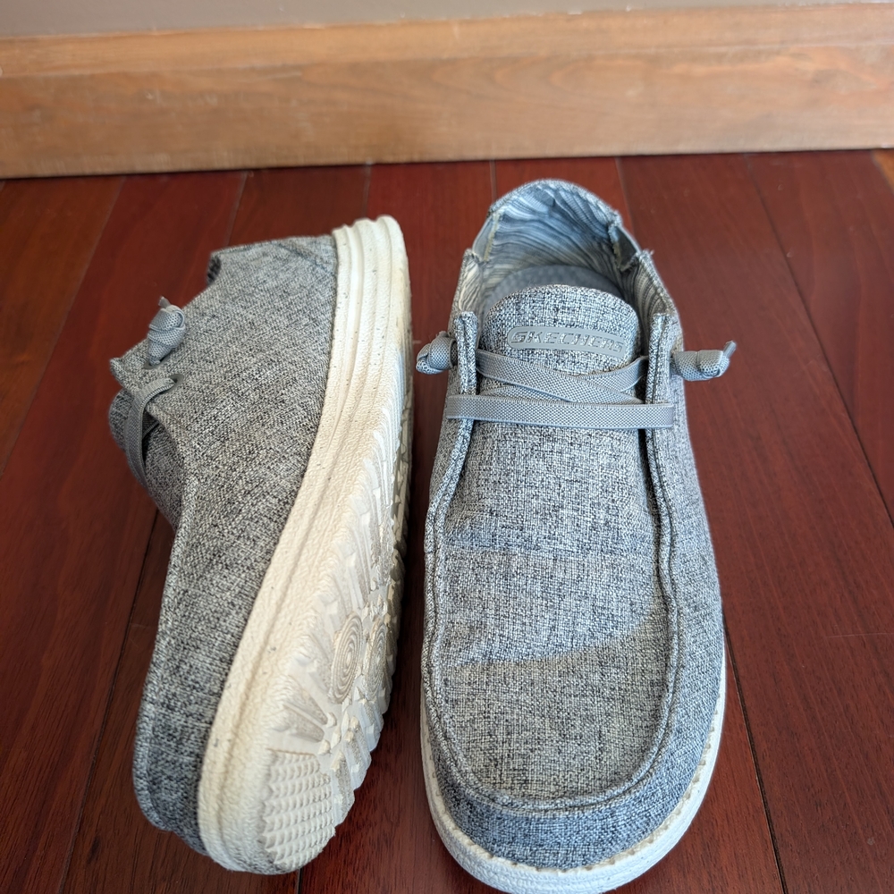 Skechers Men's Melson Volgo Canvas Slip On Shoes